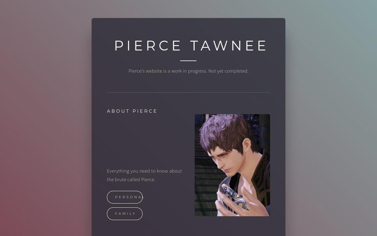 Carrd profile picture for @pierce
